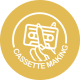 Yellow "cassette making icon"