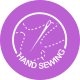 Purple "handsewing" icon
