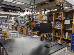A view of the inside of the Class 1969 Makerspace