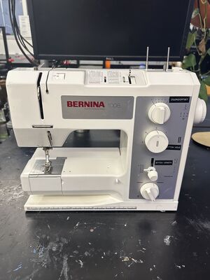 A photo of the Bernina 1008 sewing machine in the Makerspace.